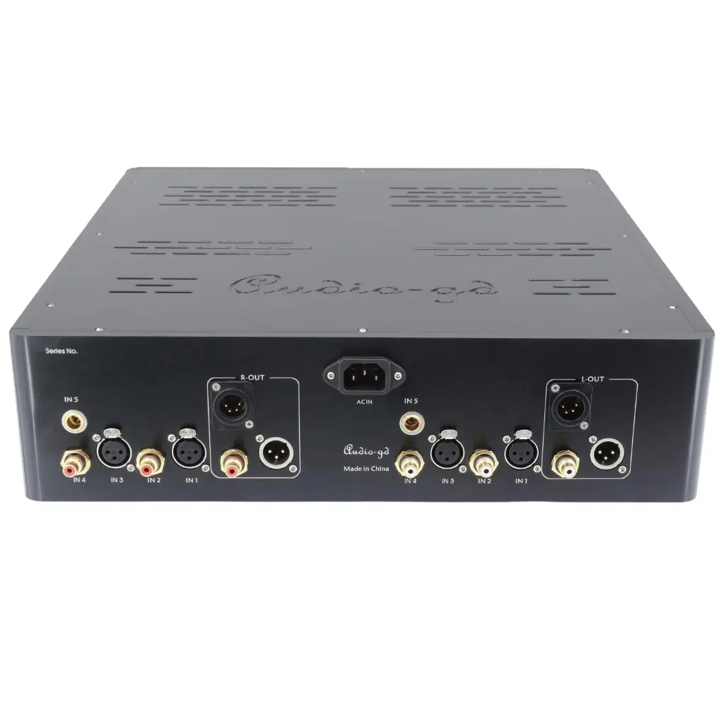 Audio-GD - HE9 mk3 - Regenerative PSU Balanced Pre - Headphone Amplifier (RCA, XLR, ACSS) (Black back)..webp