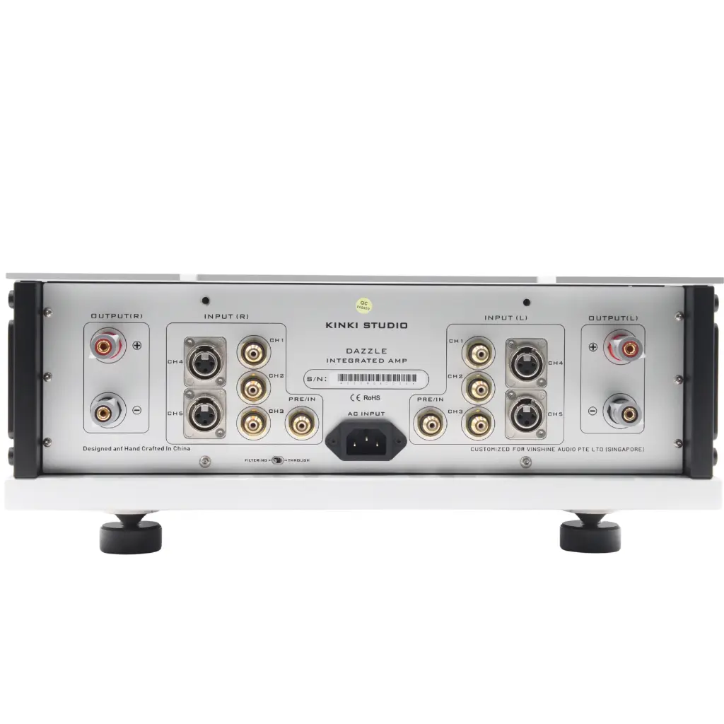 VINSHINE x KINKI DAZZLE Integrated amplifier Silver 2.webp