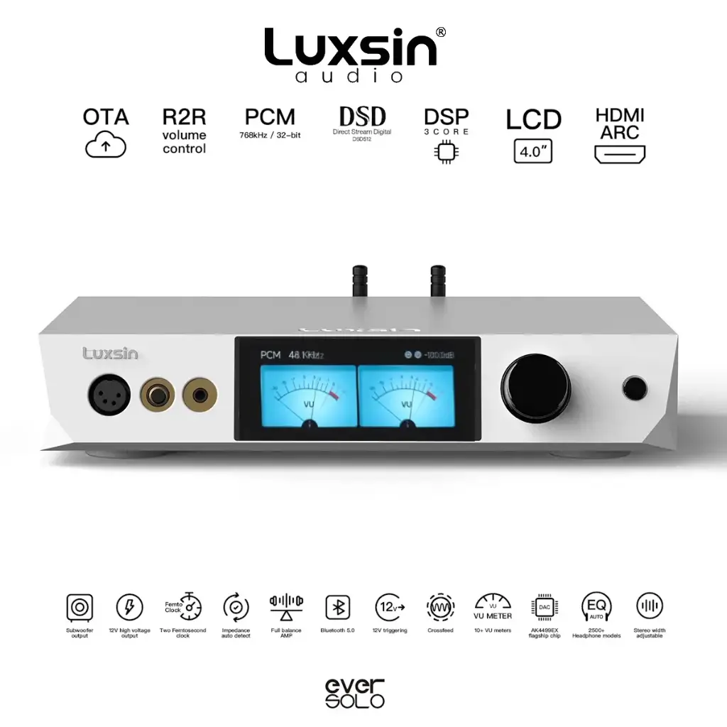 Luxsin X9 - Hoofdtelefoonversterker met AKM AK4499EX DAC