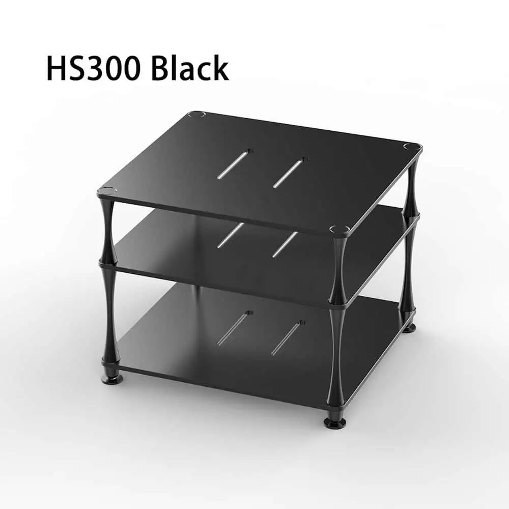 DDHiFi - HS300 HiFi Rack Aluminium Silver & Black (300x280mm)