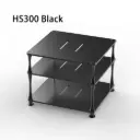 DDHiFi - HS300 HiFi Rack Aluminium Silver & Black (300x280mm)
