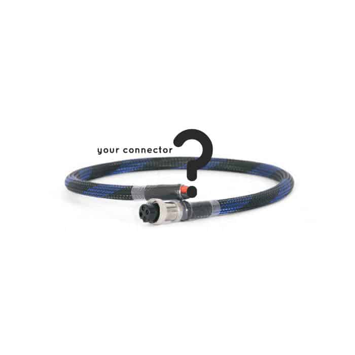 [fp-l2-classic-50cm-custom] FARAD - L2 Klassieke kabel, 50cm, GX16-4 naar aangepaste connector