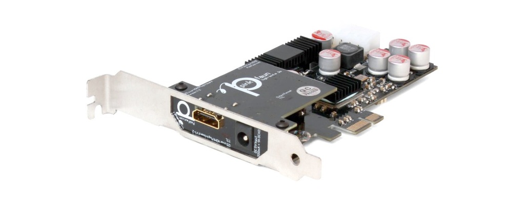 Pink Faun - I2S Audio modular PCIe-bridge (Linux / Windows)
